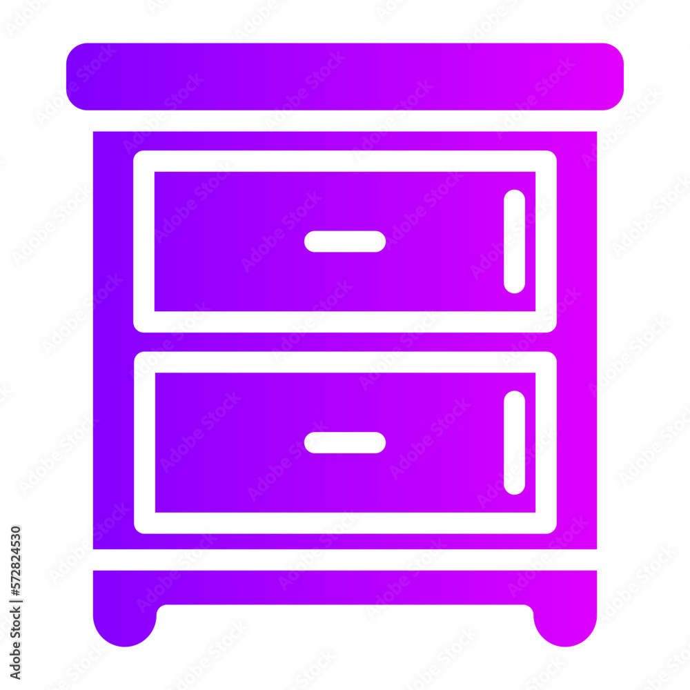 cabinet gradient icon cabinet gradient icon