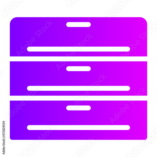 drawers gradient icon