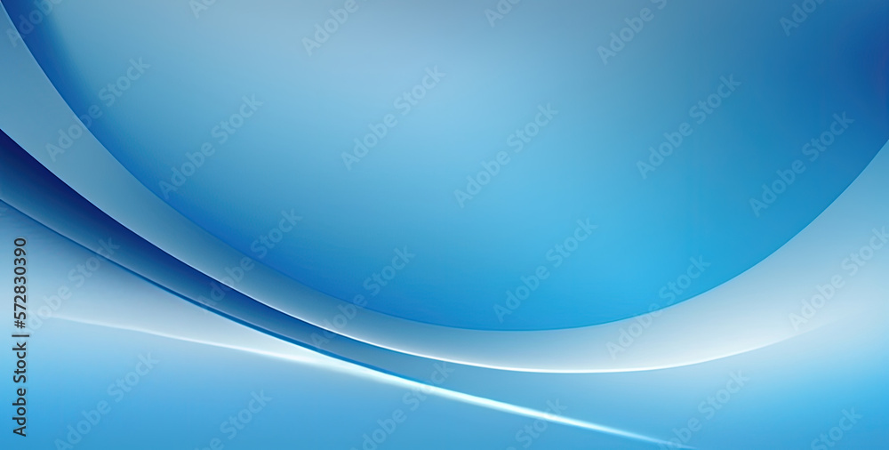 Obraz premium Abstract simple curved wave pattern gradient blue background template element design for corporate, business, banner, poster, brochure, header, wallpaper, website, landing page, cover and interior