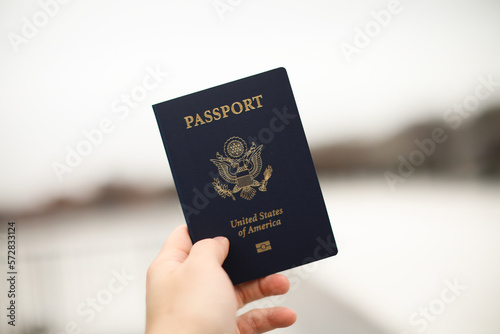 US passport document needed for immigration and naturalization when traveling 