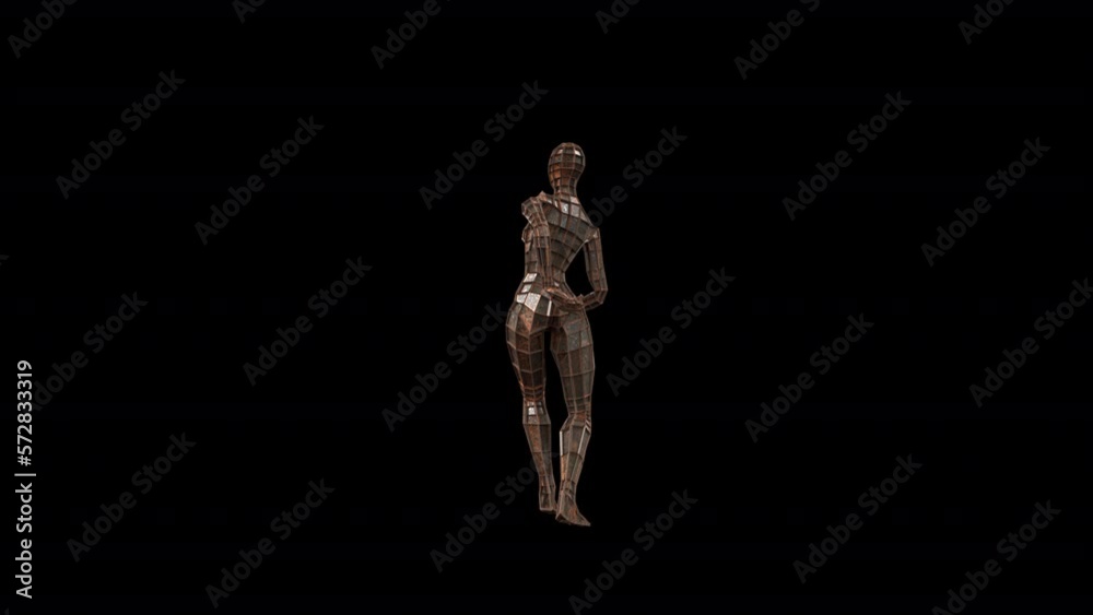 Sci-Fi Dancer 3D Video Animation Sci-Fi Dancer 3D Video Animation