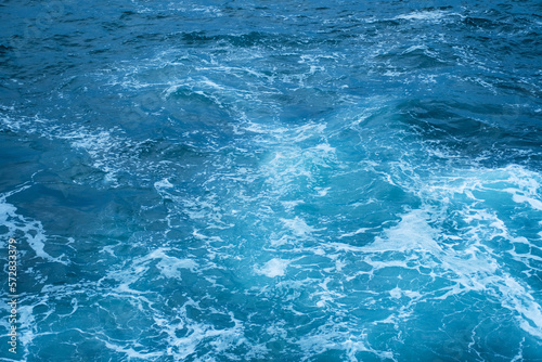 Ocean surface. Abstract water background. Wave pattern.
