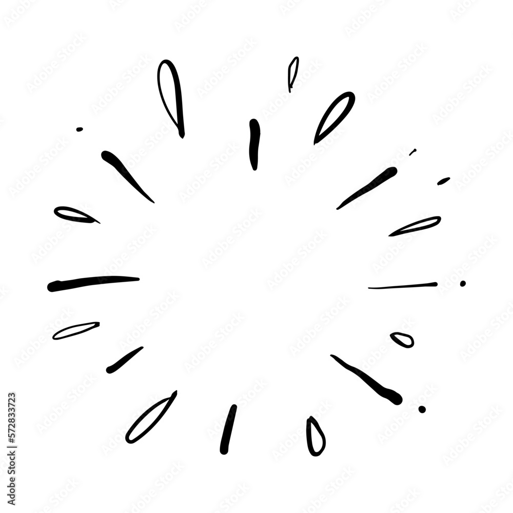 doodle illustration in white background doodle illustration in white background
