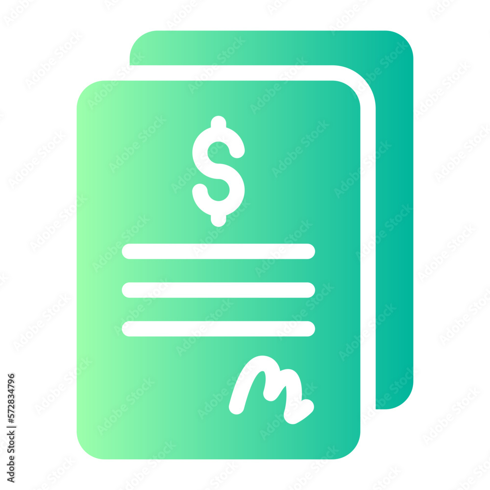 financial gradient icon financial gradient icon
