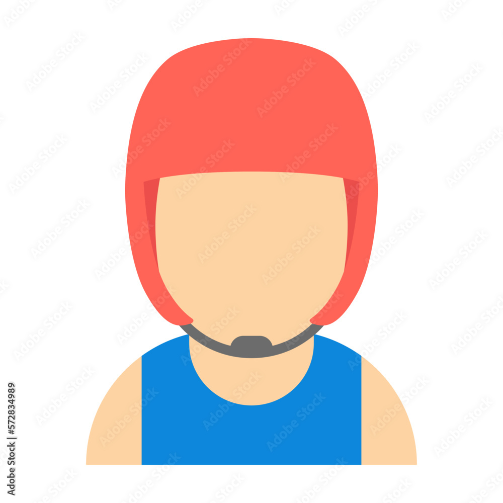 Boxer profile icon. Boxing player profession Boxer profile icon. Boxing player profession