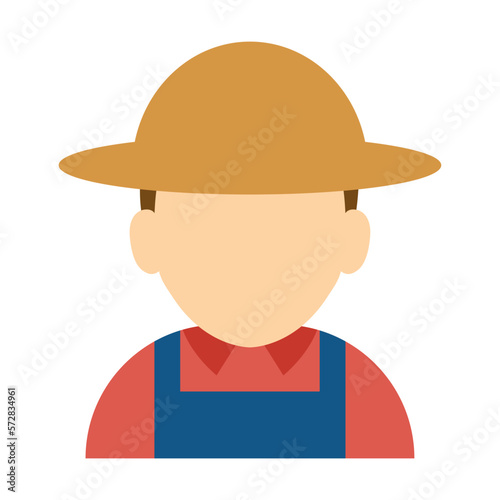Farmer profile icon. Farmer profession