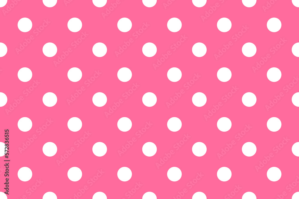 White polka dot on pink background. seamless white polka dot pattern on pink background White polka dot on pink background. seamless white polka dot pattern on pink background