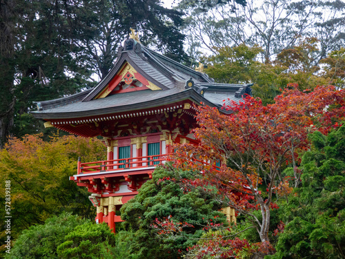 A Japanese building in Japanese Garden