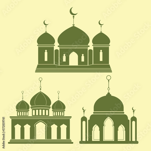 illustration of islamic mosque