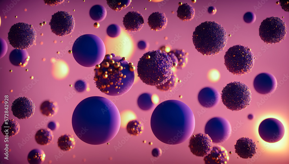 close up of bacteria or virus. bacteria closeup for medical purpose or educational background, closeup of virus in general or mutation, spheres particles with spheres blur in background,generative ai
close up of bacteria or virus. bacteria closeup for medical purpose or educational background, closeup of virus in general or mutation, spheres particles with spheres blur in background,generative ai