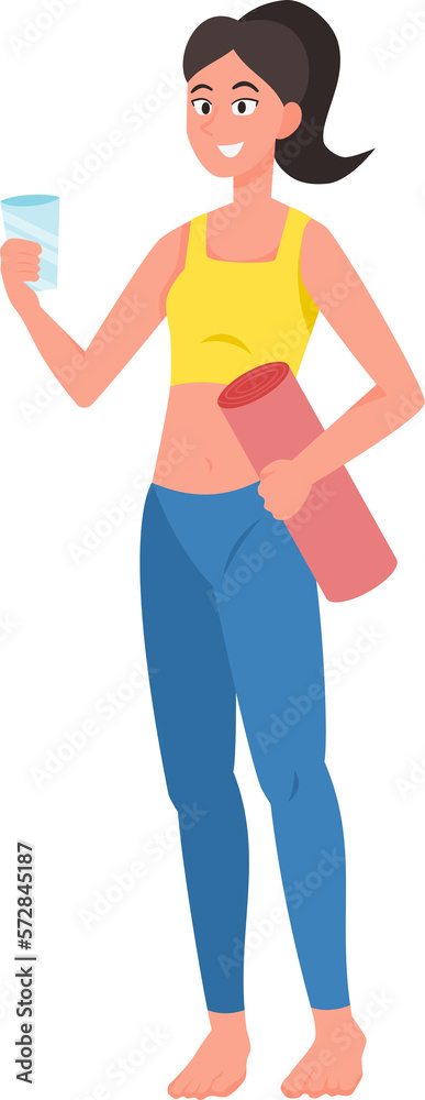 Healthy woman in sportswear Healthy woman in sportswear