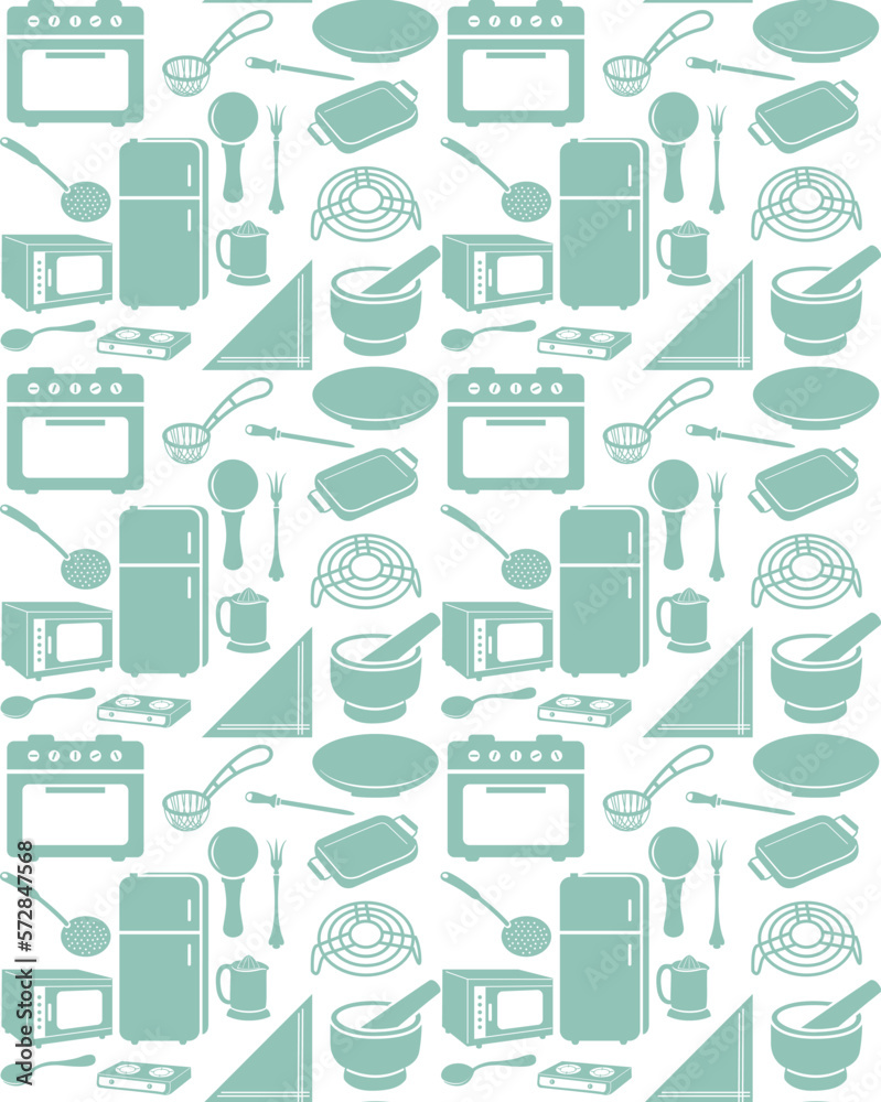 seamless pattern with kitchen tools seamless pattern with kitchen tools