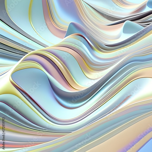 abstract background with waves 4