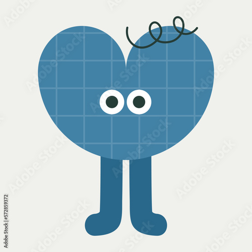 Cartoon character, abstract personage, mascot design, funny avatar, cute icon