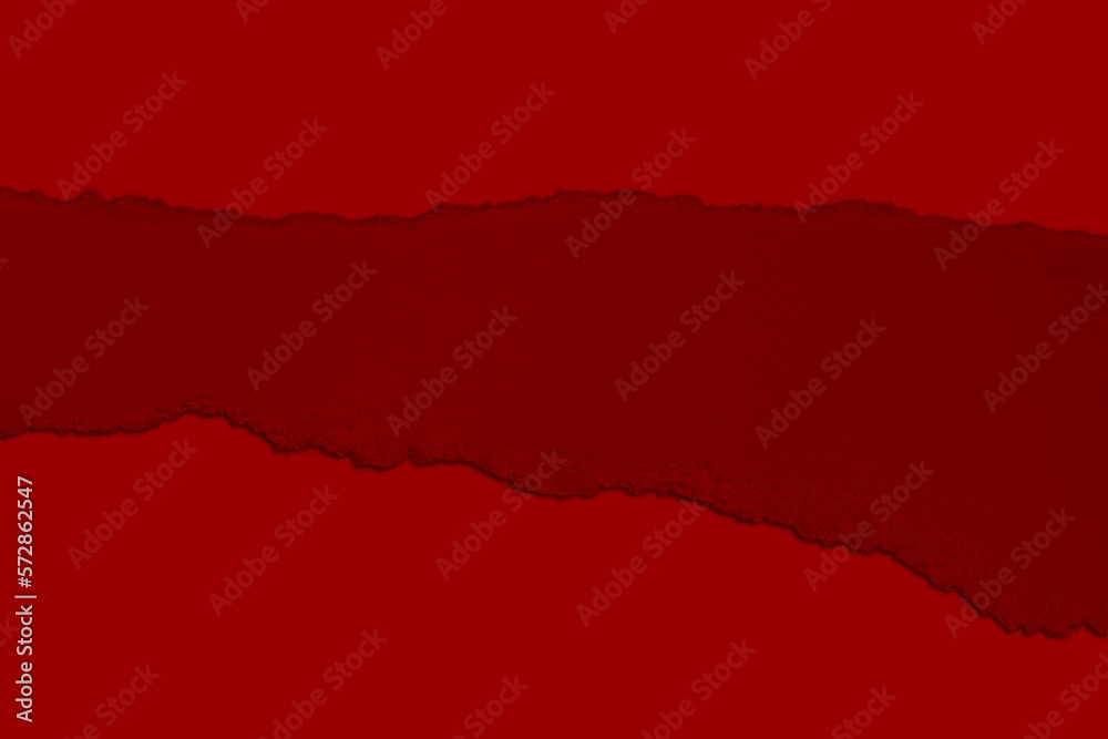 Torn red paper with shadow. Contrast. isolated. Torn red paper with shadow. Contrast. isolated.