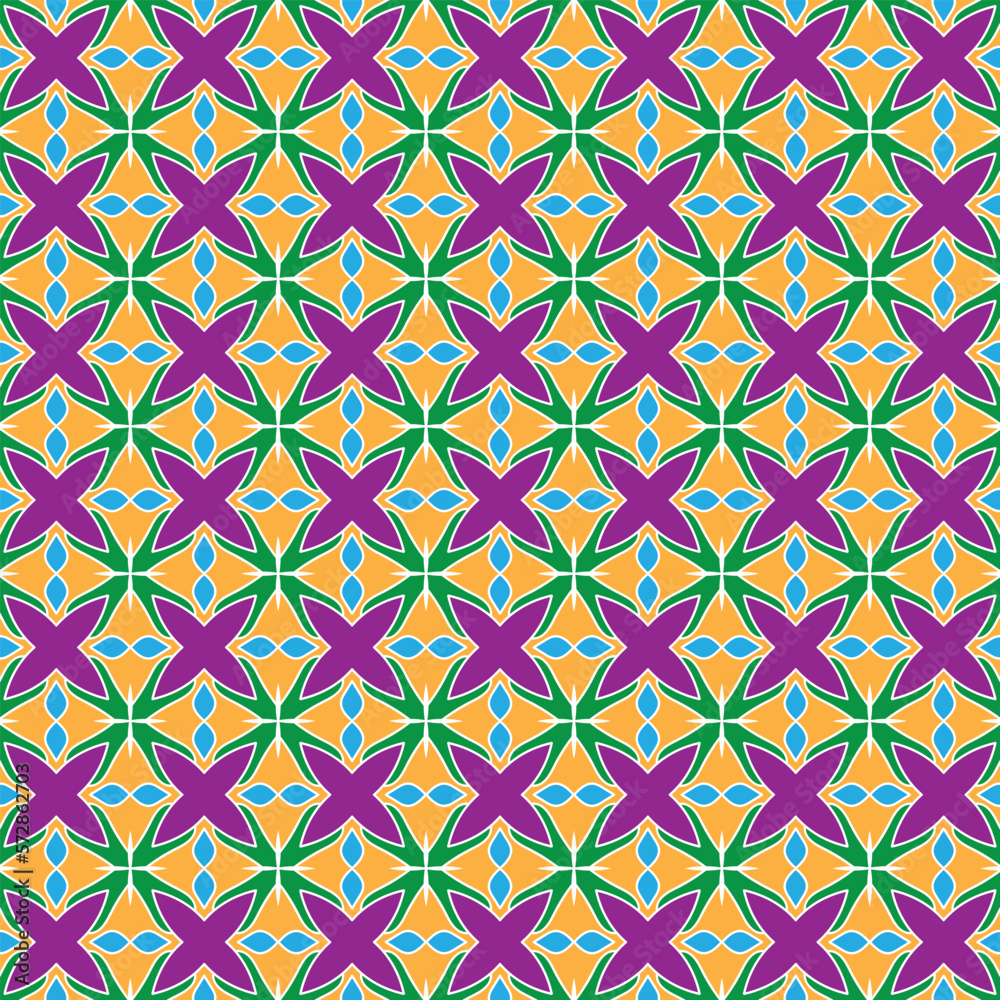 Fototapeta premium Abstract Geometric coloring Background Pattern Design