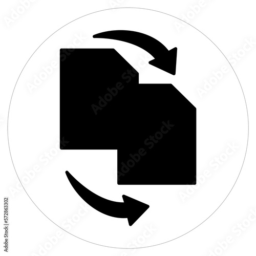 File transferring Vector Icon

