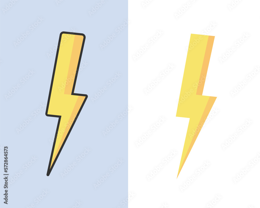 lightning bolt icon vector lightning bolt icon vector