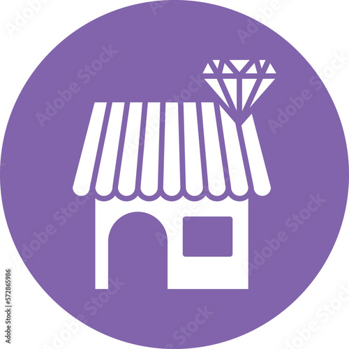 jewelry store Vector Icon
