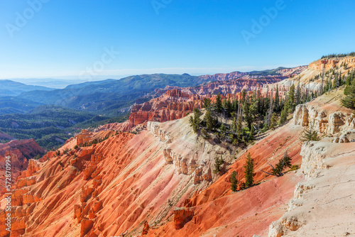 Scenic view of Cedar Breaks National Monument. photo