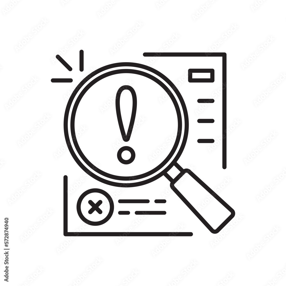 assesment for crisis audit icon with thin line page. concept of important tax statistics symbol or business procedure sign. simple linear alert doc logotype graphic web stroke design isolated on white assesment for crisis audit icon with thin line page. concept of important tax statistics symbol or business procedure sign. simple linear alert doc logotype graphic web stroke design isolated on white