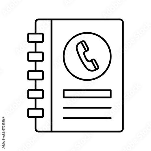 Phonebook Vector Icon

