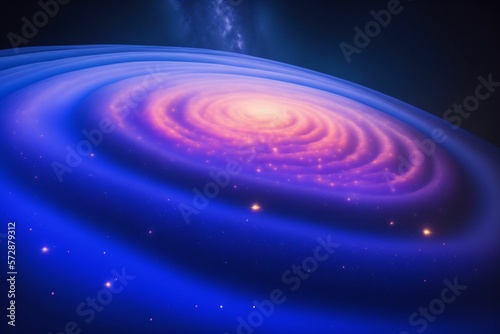 Galaxy  Supermassive Black   blue shining galaxy   Milky way