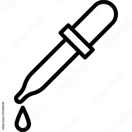 Chemical dropper Vector Icon which can easily modify or edit

