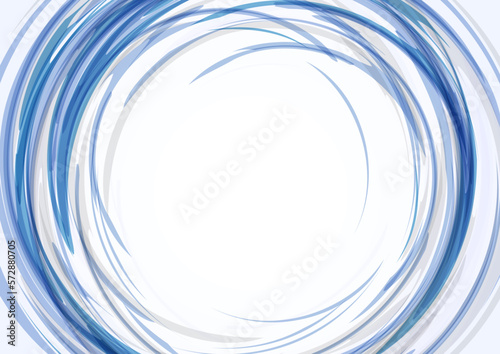 青のランダムな円背景