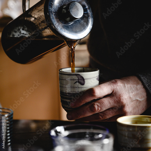 Se servir un café