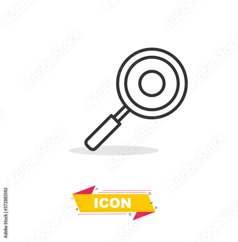 Search icon in black colour