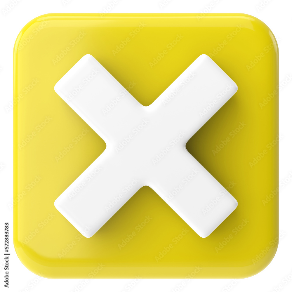 Obraz premium 3D cross sign. 3D illustration.