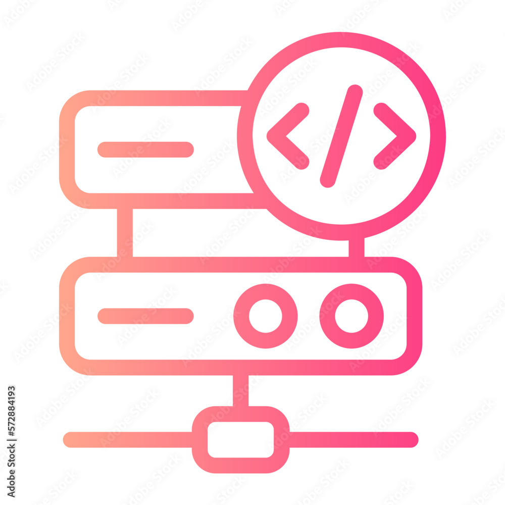 database gradient icon database gradient icon