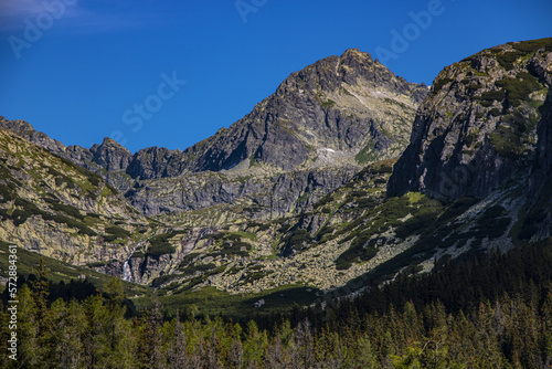 harsh and yet beautiful landscape of the High Tatras in Slovakia