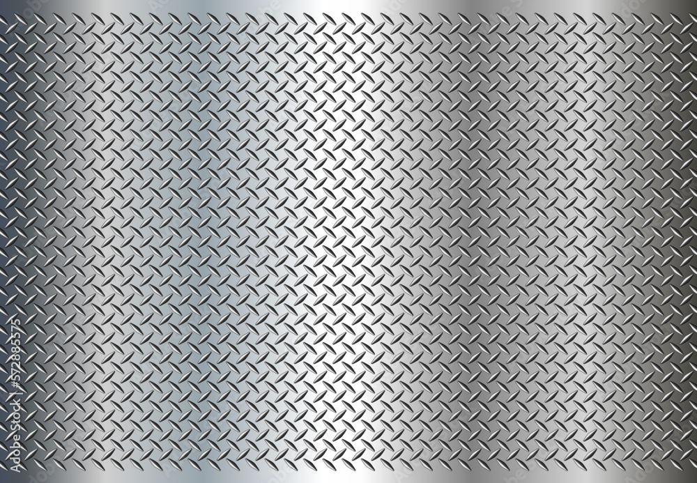 Silver metallic background with diamond plate texture Stock Vector ...