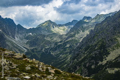harsh and yet beautiful landscape of the High Tatras in Slovakia © sever07