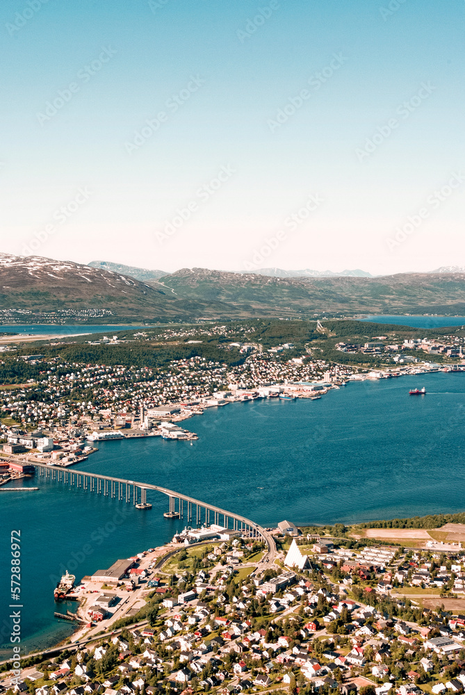 View of Tromso bridge - Tromso, Norway, Scandinavia