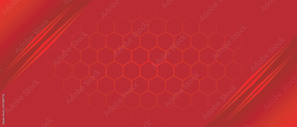 Futuristic red abstract gaming banner design with metal technology concept. Abstract red background with Geometric texture Futuristic red abstract gaming banner design with metal technology concept. Abstract red background with Geometric texture