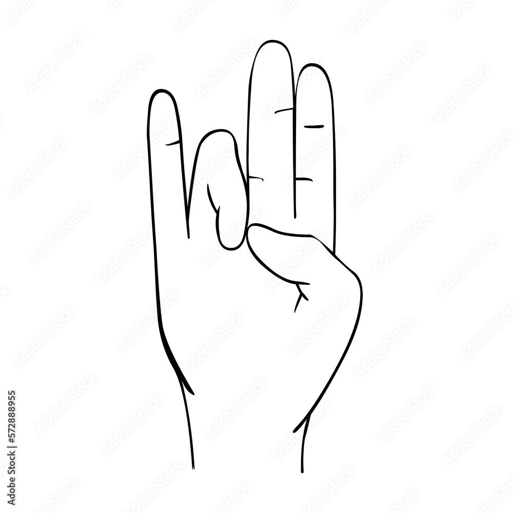 hand with a finger hand with a finger