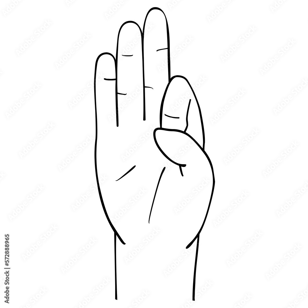 hand symbol hand symbol