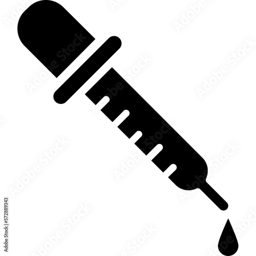 Chemical dropper Vector Icon which can easily modify or edit

