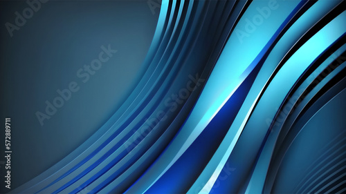 Abstract hi-tech background in the form of blue lines