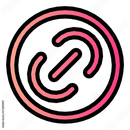 hyperlink gradient icon