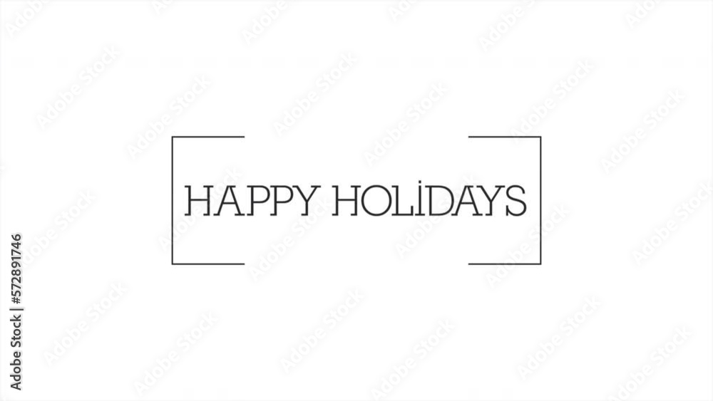 Happy Holidays text on fashion white gradient, motion abstract holidays, minimalism and promo style background Happy Holidays text on fashion white gradient, motion abstract holidays, minimalism and promo style background