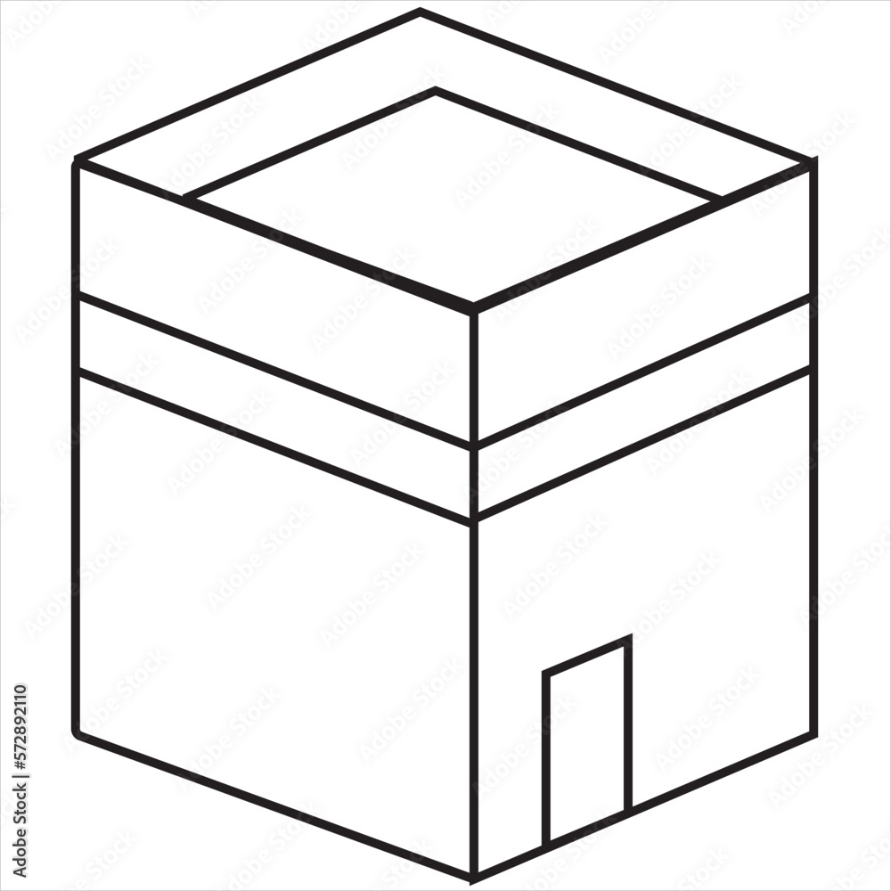 Vector, Image of kaaba Vector, Image of kaaba