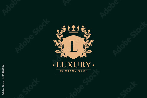 Crest Luxury Pro Logo Template 