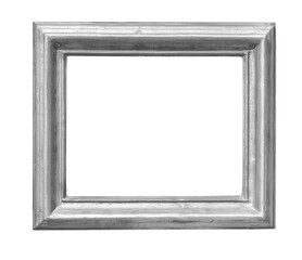 silver frame isolated