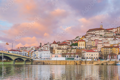 Coimbra city skyline, cityscape of Portugal