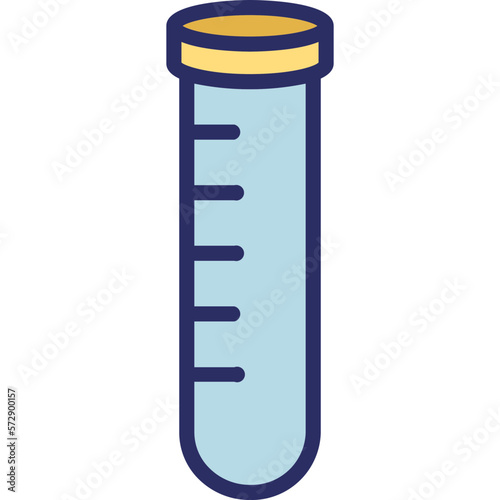 Culture tube Vector Icon which can easily modify or edit

