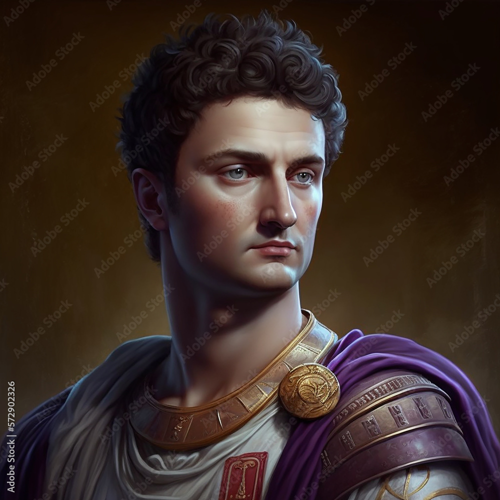 Roman empire. Roman emperor Domitian (81–96 CE). Created with ...